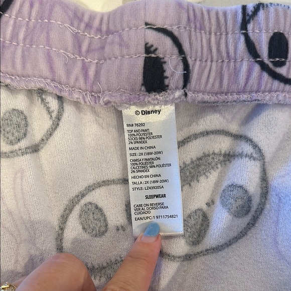 Disney Women's Sleep Pants - Purple Jack Skellington Nightmare Before Christmas - Picture 2 of 10